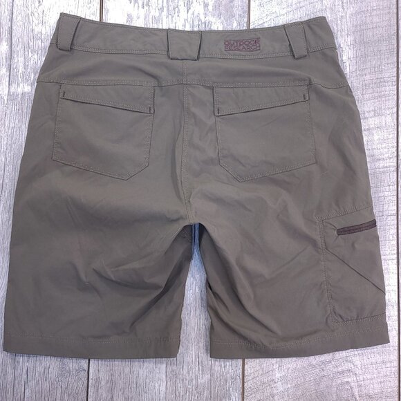 Outdoor Research Shorts Womens 4 Brown Equinox Cargo Performance Light Camp - Picture 2 of 9
